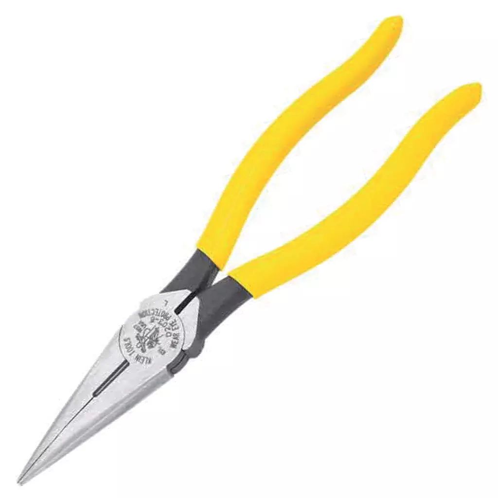 PINZA PARA ELECTRICISTA 8.5/8" DE PUNTA CONICA CORTE LATERAL TRABAJO PESADO, TULMEX