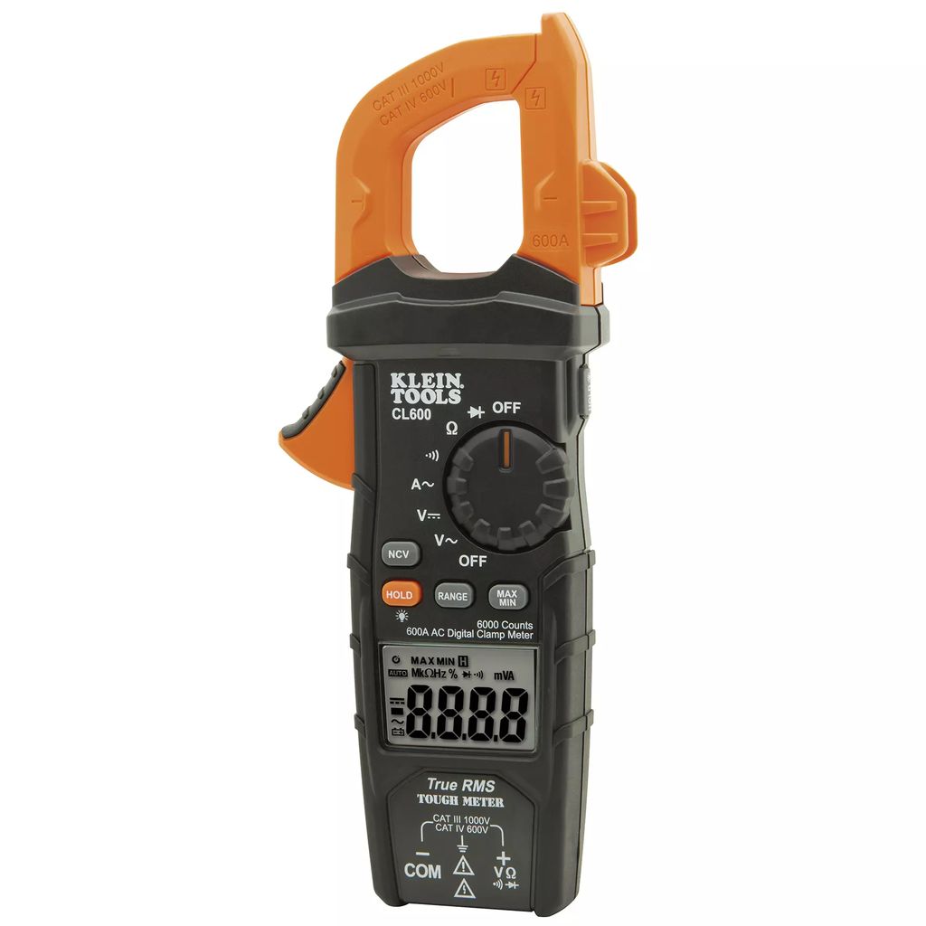 MULTIMETRO DIGITAL DE GANCHO VOLTAJE CD 600V Y CA 600V, KLEIN