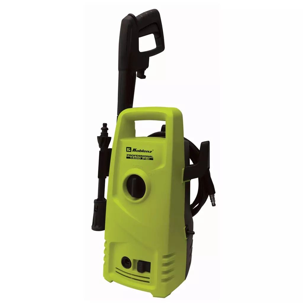 HIDROLAVADORA ELECTRICA 1400 PSI 5.5 LT/MIN CON 5 ACCESORIOS APAGADO AUTOMATICO, KOBLENZ