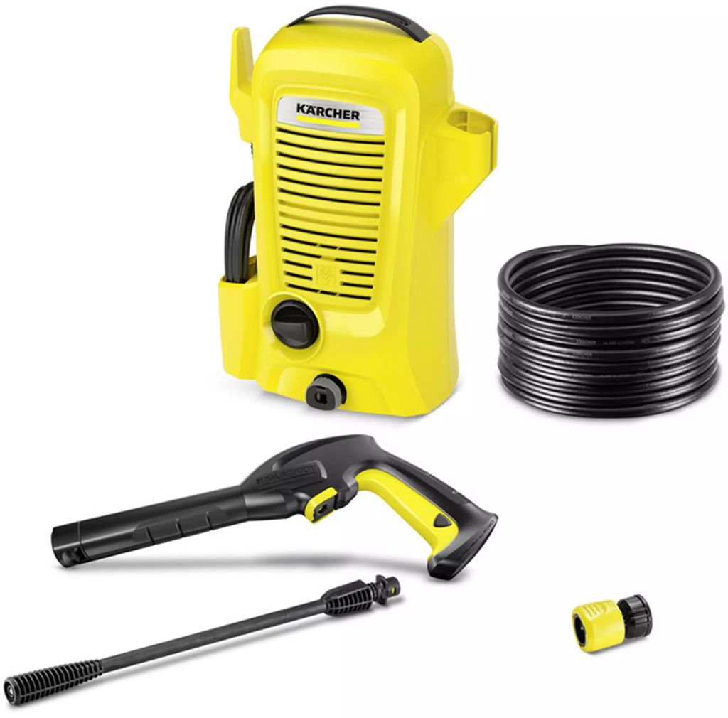 HIDROLAVADORA ELECTRICA 1600 PSI 1303 W CON PISTOLA DE ALTA PRESION, MANGUERA DE 3M Y LANZA CHORRO FIJO, KARCHER