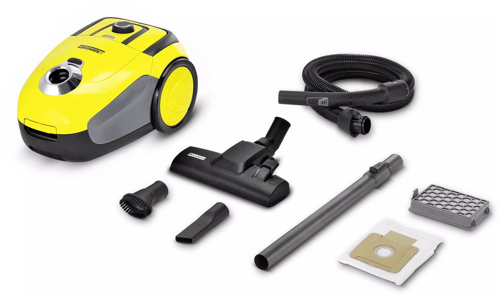 ASPIRADORA 1 HP 900 W 0.4 GAL (1.5 LT) PARA SOLIDOS CON 7 ACCESORIOS, KARCHER