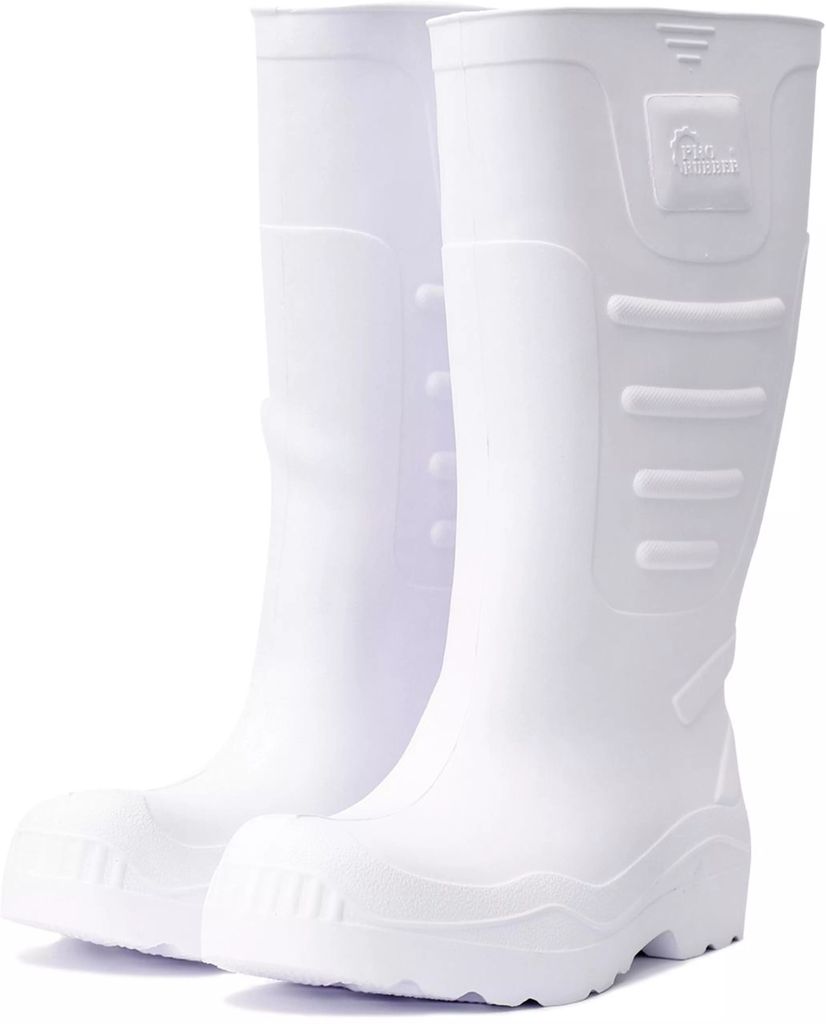 BOTA SANITARIA BLANCA TALLA 24 MATERIAL EVA ULTRA LIGERA ALTURA 40CM 100% IMPERMEABLE, DURAMIL