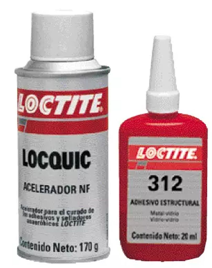 ADHESIVO ESTRUCTURAL C/ACTIVADOR 312 EST. NF BOTELLA (LP3333) 20 GR (0.67 OZ), LOCTITE