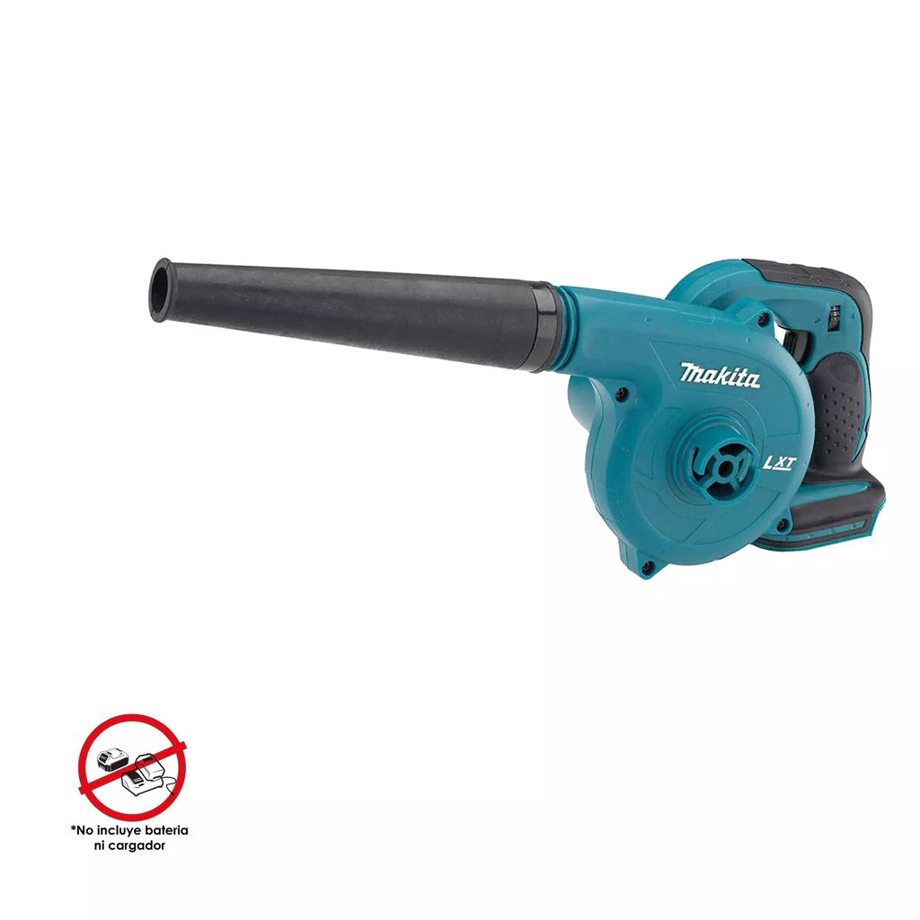 SOPLADORA/ASPIRADORA INALAMBRICA 18V 0-18000 RPM 2.6M3/MIN SIN BAT NI CARG BOQUILLA CORTA Y LARGA, MAKITA