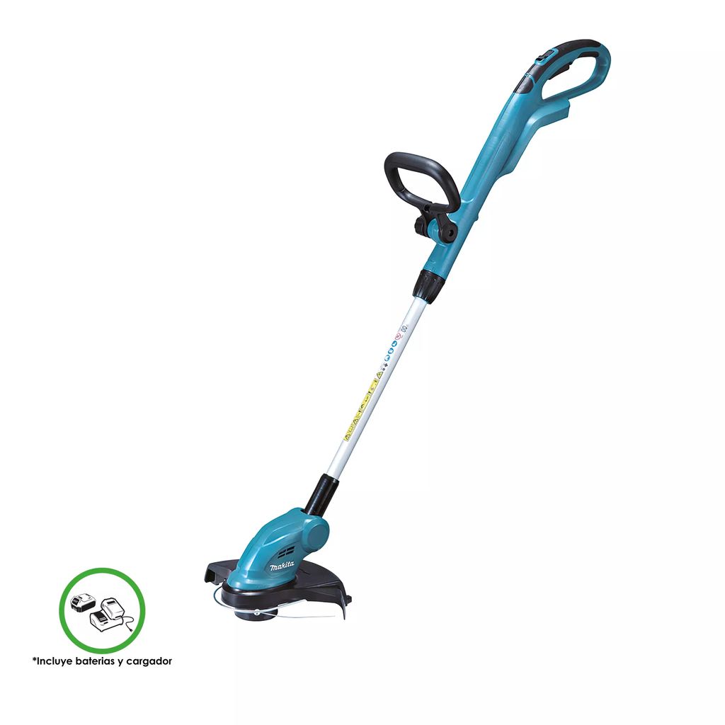 DESBROZADORA INALAMBICA 10.1/4" 18V 2800RPM AJUSTABLE EN 5 POSICIONES CON BATERIA+CARGADOR, MAKITA