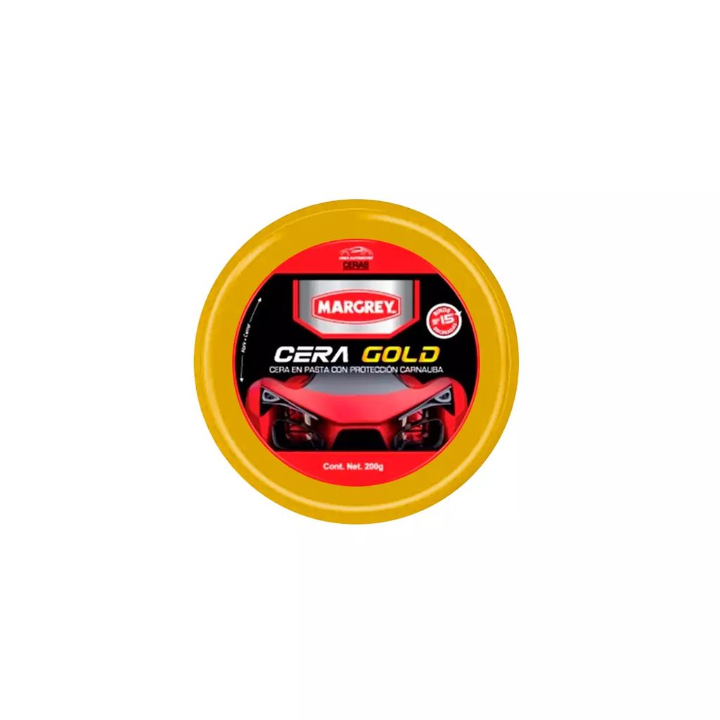 CERA EN PASTA C/CARNAUBA 200 GR (GOLD), MARGREY