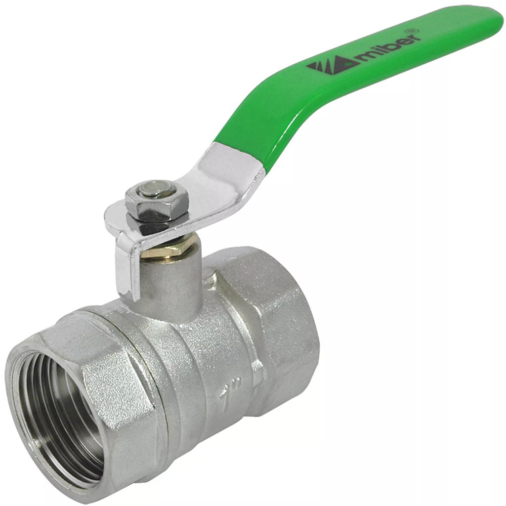 VALVULA DE ESFERA ROSCABLE 1" DE LATON 300 PSI (WOG), MIBER