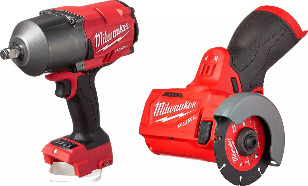 PISTOLA DE IMPACTO INALAMBRICA 1/2" 18 V + SIERRA CIRCULAR INALAMBRICA 3" 12 V, MILWAUKEE