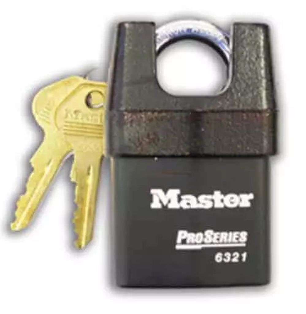 CANDADO ANTIPALANCA DE ACERO 54MM ALTA SEGURIDAD LLAVES DIFERENTES (ML006), MASTER LOCK