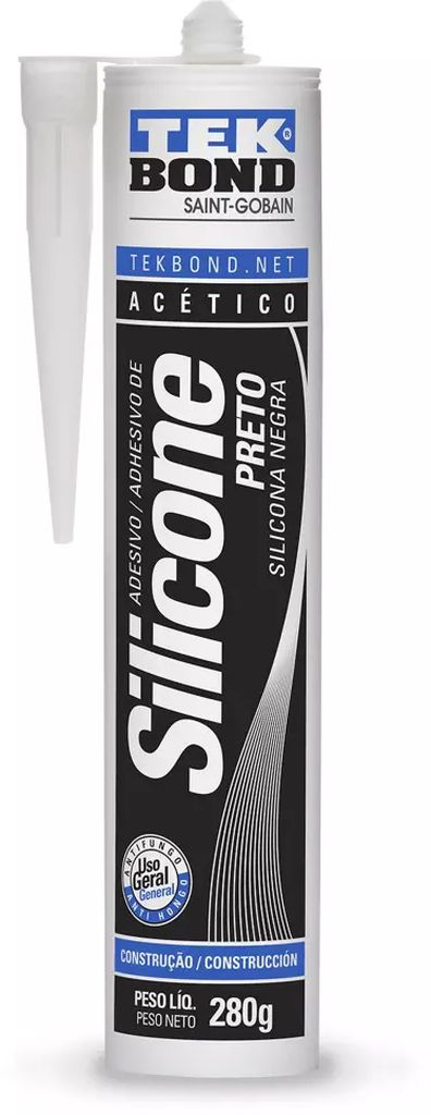 SILICON  USO GENERAL TEKBOND 280G NEGRO, TEKBOND