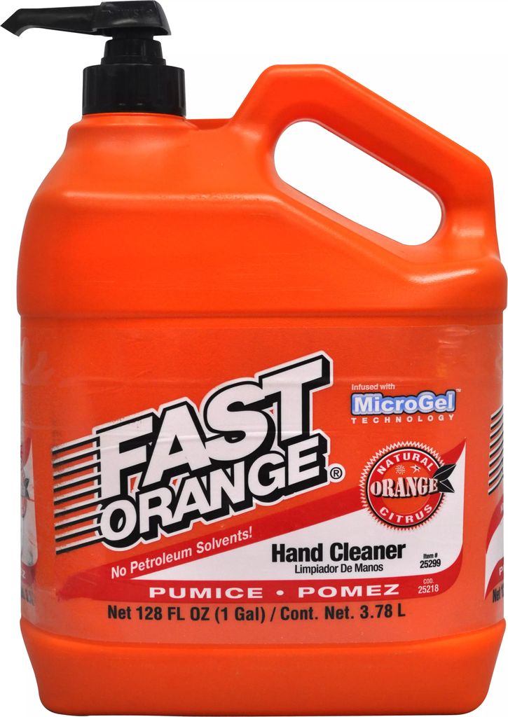 LIMPIADOR DE MANOS EN CREMA GALON 3.78 LT FAST ORANGE, PERMATEX