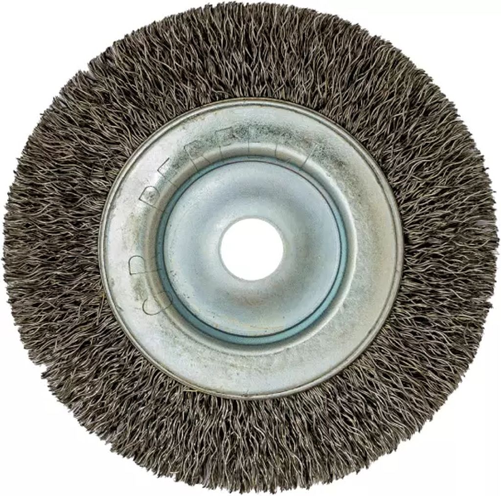 CARDA CIRCULAR ALAMBRE ONDULADO 4"X0.014"X5/8"X1/2" ACERO, PERFECT