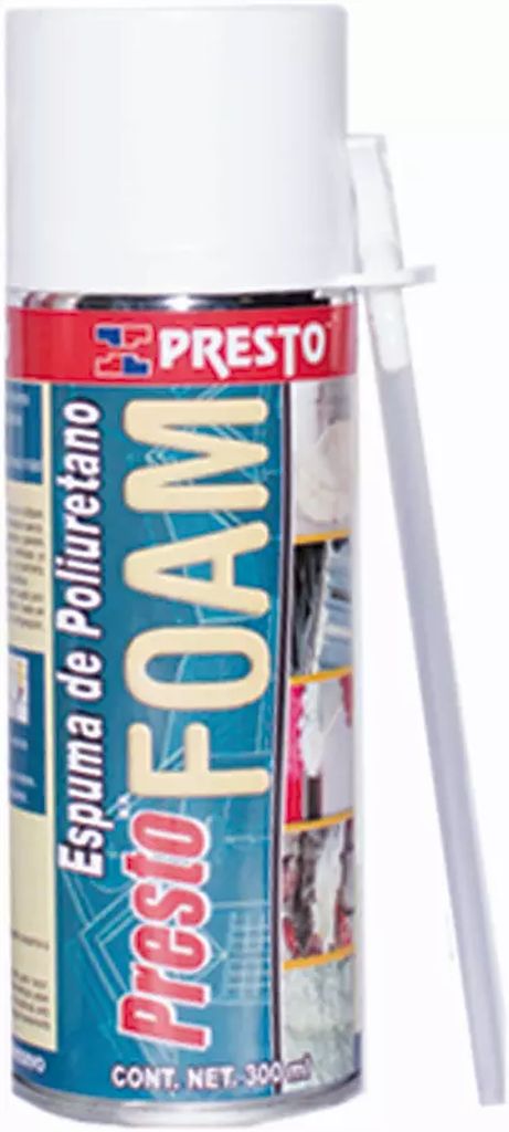 ESPUMA DE POLIURETANO 300 ML, PRESTO