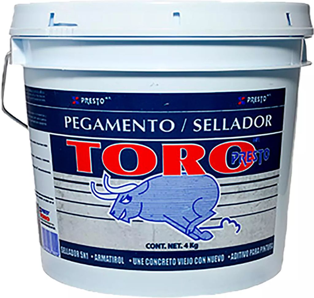 ADHESIVO Y SELLADOR BLANCO MULTIUSOS 4 KG TORO, PRESTO