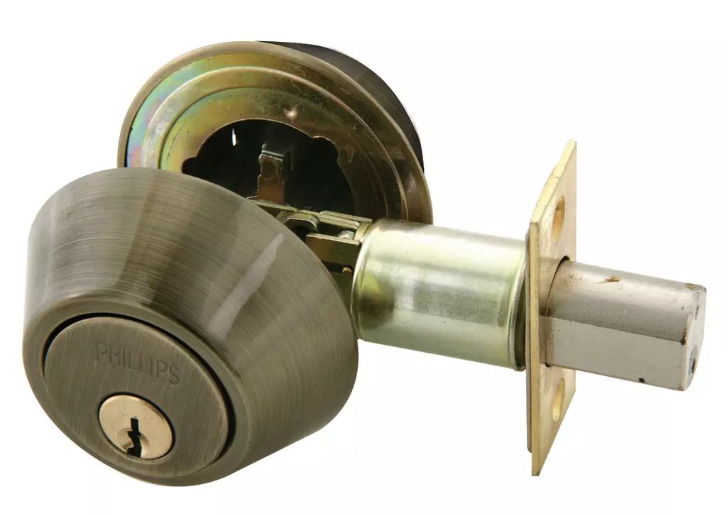 CERROJO DE SEGURIDAD LLAVE/LLAVE LATON ANTIGUO P7 262P5XXB