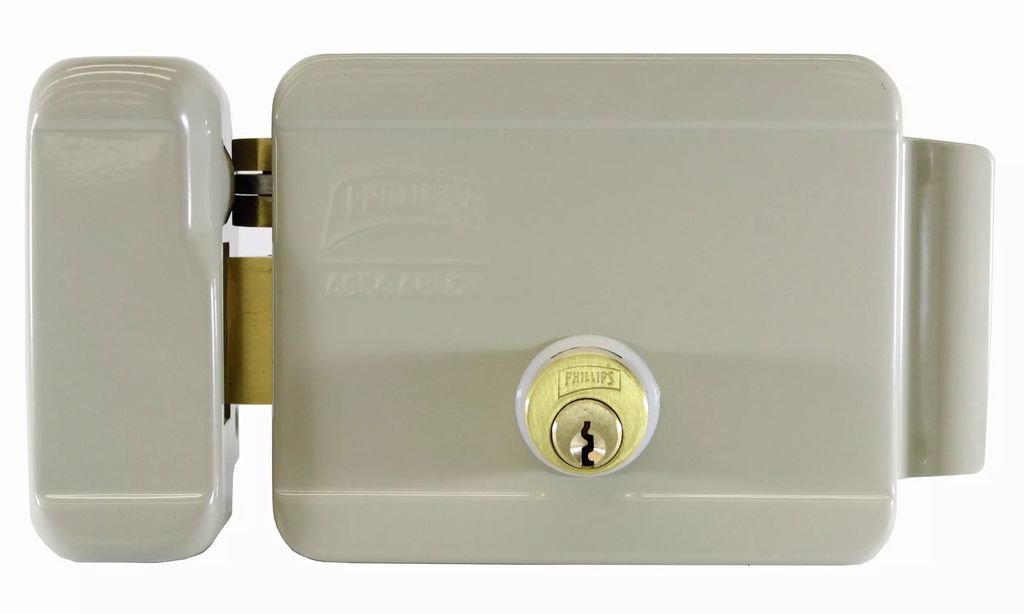 CERRADURA DE SOBREPONER IZQ ELECTRICA SIN BOTON BEIGE, PHILLIPS