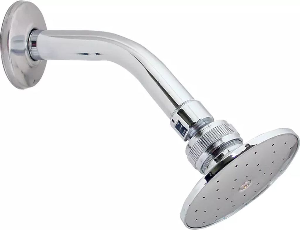 REGADERA CON BRAZO Y CHAPETON DE ABS NAPOLES, RUGO