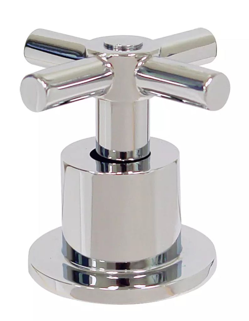 JUEGO MANERAL CRUZ CROMADO CON ESTRIA, RUGO