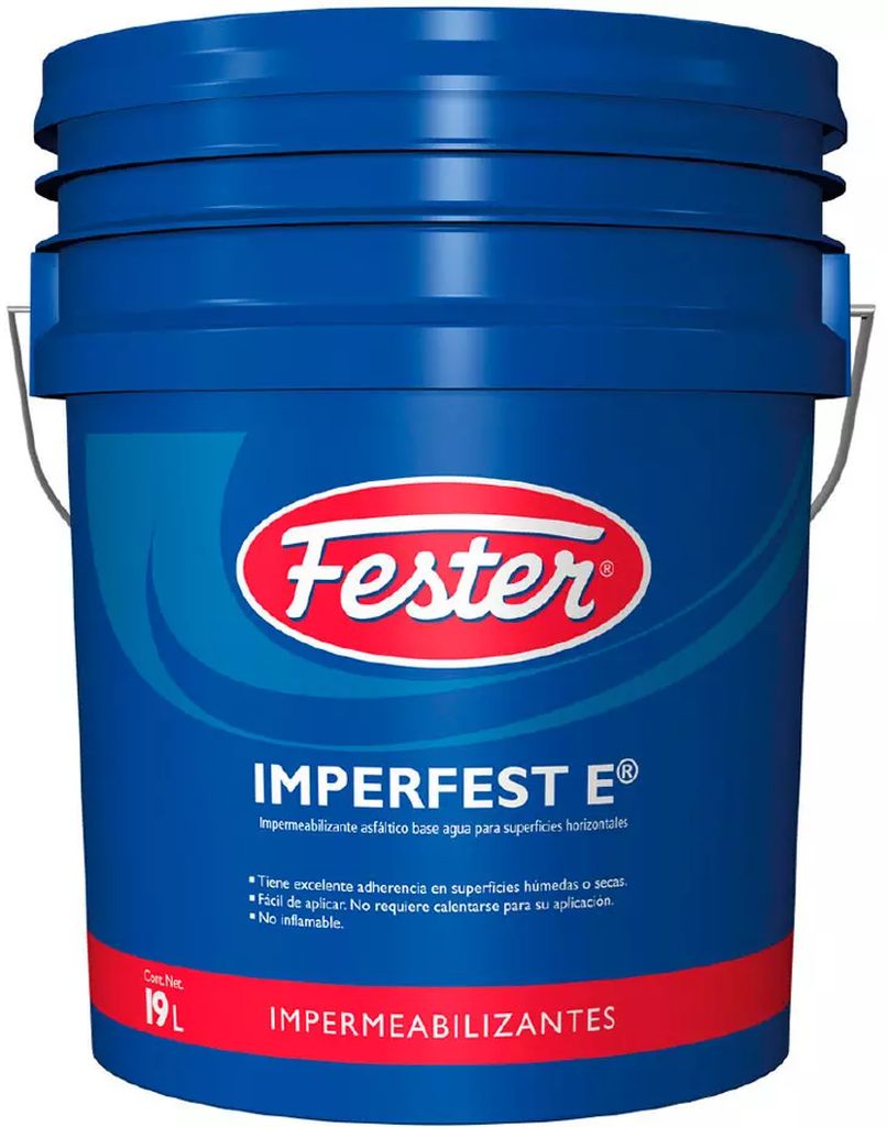IMPERMEABILIZANTE ASFALTICO BASE AGUA 19 LT (IMPERFEST E), FESTER