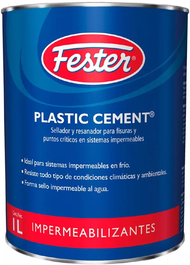 SELLADOR CEMENTO PLÁSTICO 1L  RESANADOR Y CALAFATEADOR, FESTER