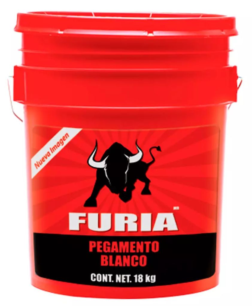 PEGAMENTO BLANCO 18 KG (39.68 LB) MULTIUSOS, FURIA