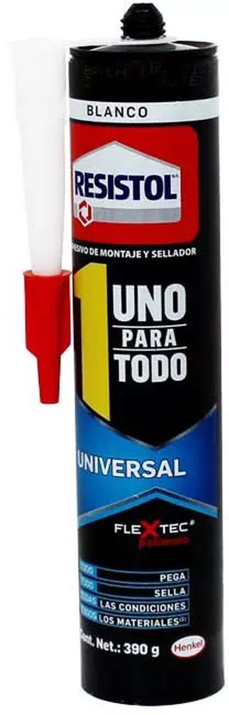 PEGAMENTO DE CONTACTO MONTAJE INSTANTANEO Y SELLADO 390 GR (13.75 OZ) (UNO PARA TODO UIVERSAL), RESISTOL