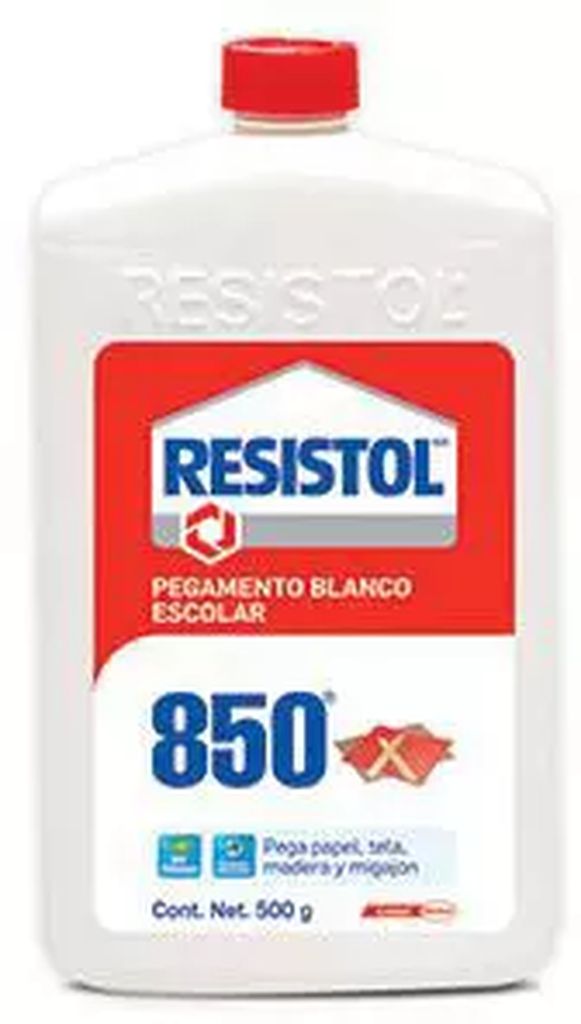 PEGAMENTO BLANCO 500 GR (17.63 OZ) MULTIUSOS (850 ESCOLAR), RESISTOL