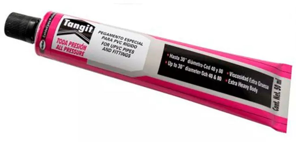 CEMENTO PARA PVC TUBERIAS Y CONEXIONES HIDRAULICAS 50 ML (TODA PRESION), TANGIT