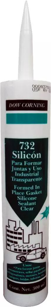 SILICON AUTOMOTRIZ RTV ALTA TEMPERATURA FORMADOR DE JUNTAS BLANCO 300 ML (732), SISTA