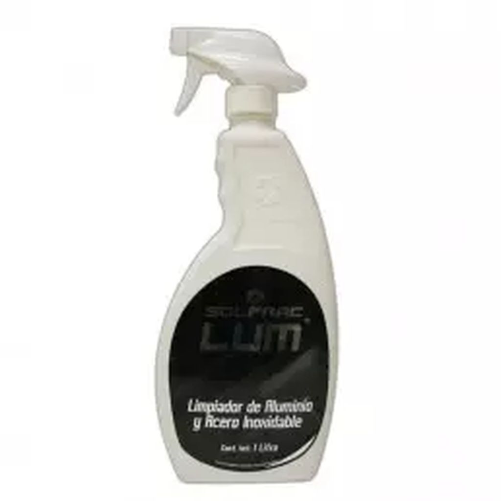 LIMPIADOR DE ALUMINIO Y ACERO INOXIDABLE 300ML (SOLPRAC LUM), SOLPRAC