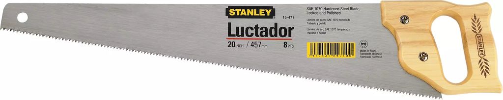 SERRUCHO 20" 8 DPP LUCTADOR, STANLEY
