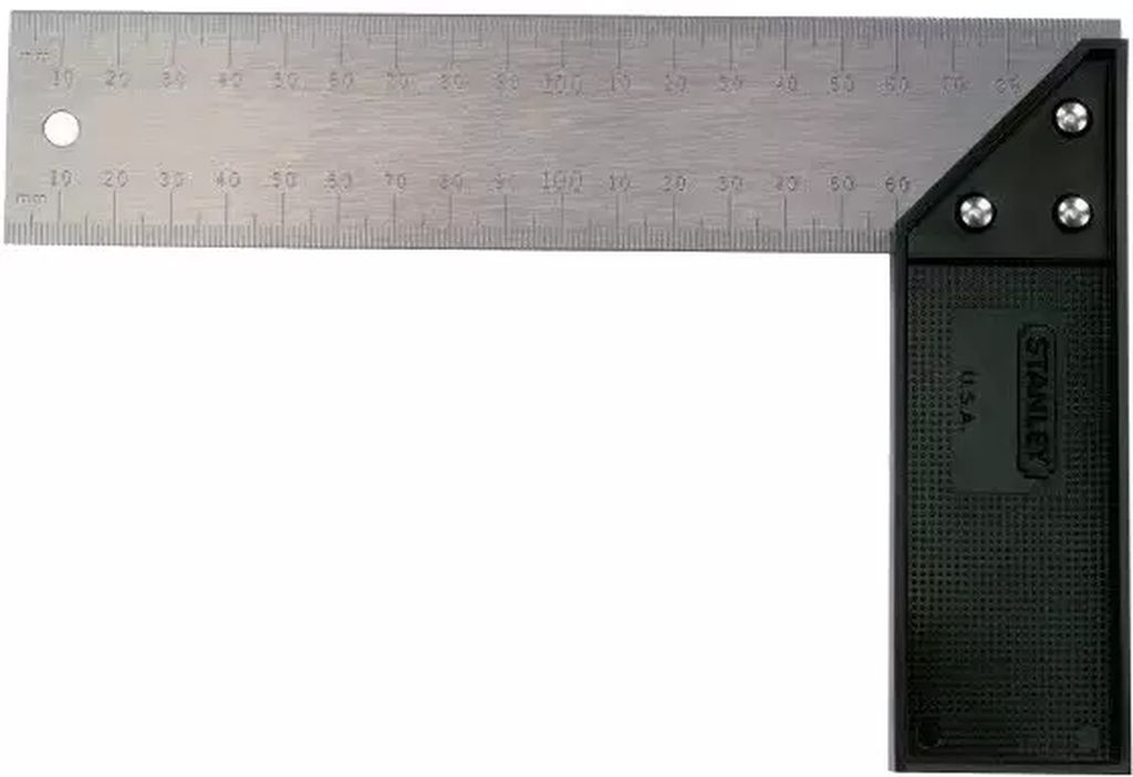 ESCUADRA PARA CARPINTERO 12 MANGO PLASTICO, STANLEY