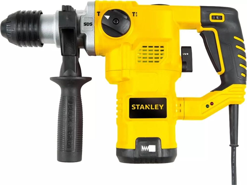 ROTOMARTILLO SDS 3 MODOS 1-1/4" (32MM) 1250W 3,5J 4KG 0-4100GPM(BPM) CAJA PLÁSTICA Y 7 BROCAS, STANLEY