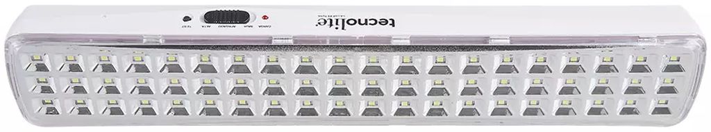 LINTERNA DE EMERGENCIAS RECARGABLE 3.7 V BLANCO ABS 36 LEDS LUZ DE DIA 6500 K 180 LM (MEBSUTA II), TECNOLITE