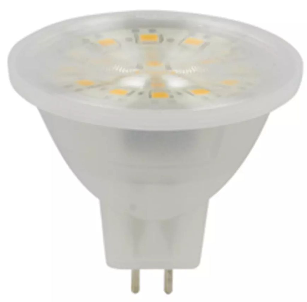 FOCO LED MR16 03 W 12 V LUZ CALIDA 3000 K 200 LM BASE GX5.3, TECNOLITE
