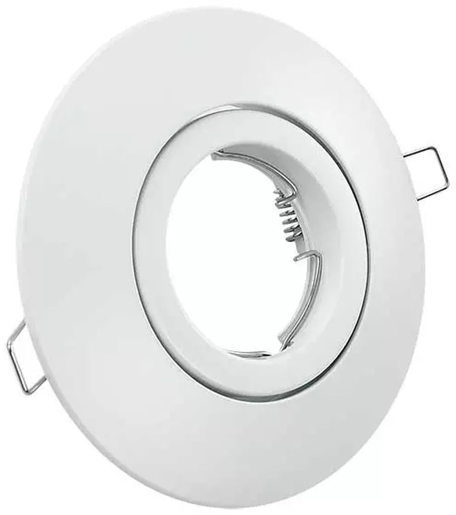 PORTA LAMPARA DOWNLIGHT 50W GX5.3 TERMINADO BLANCO (FOCO MR16 NO INCLUIDO), TECNOLITE