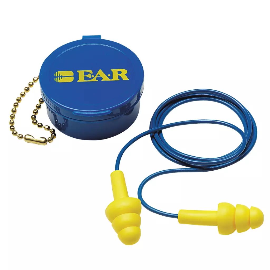 TAPON AUDITIVO DE GOMA CON CORDON 25 DB E-A-R ULTRAFIT, 3M