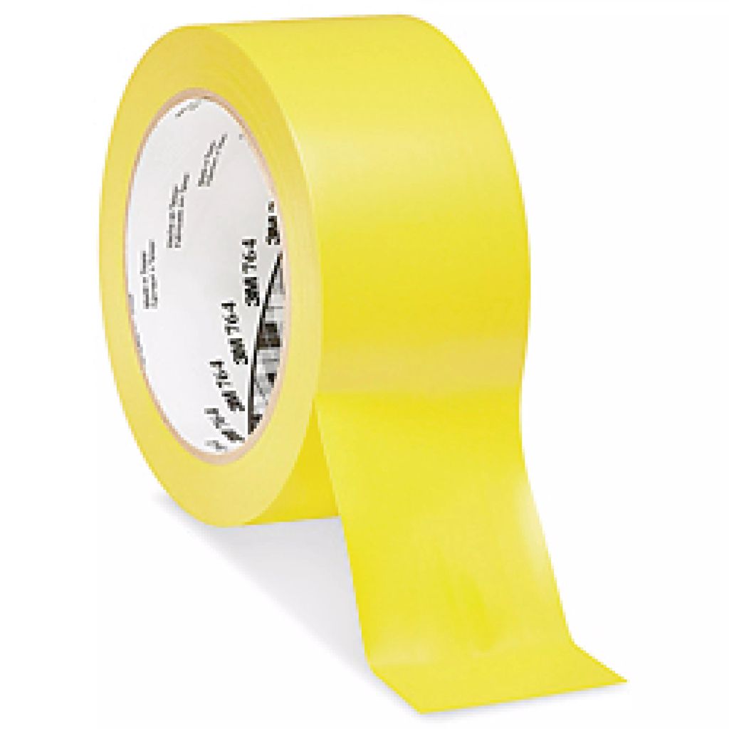 CINTA DELIMITADORA ADHESIVA DE VINIL 050MM X 33MT AMARILLO (764), 3M