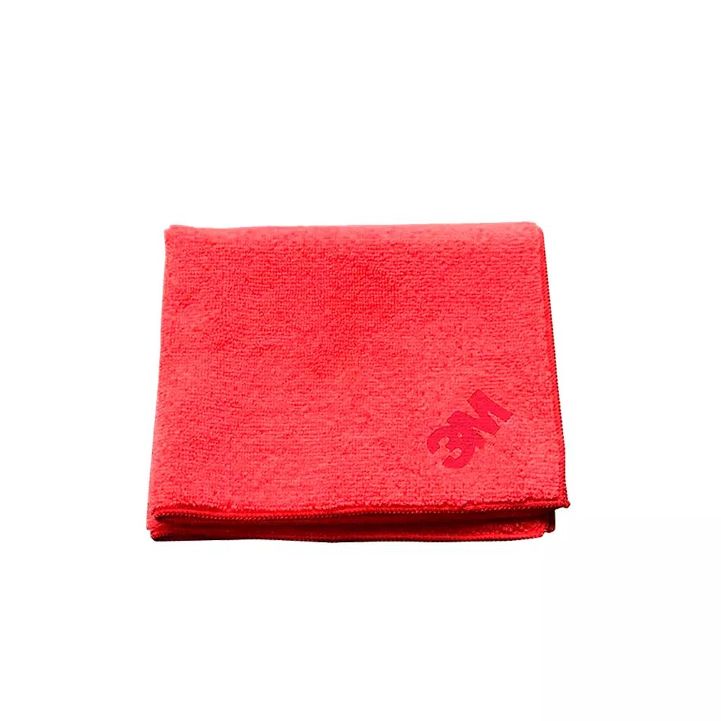 PAÑO DE LIMPIEZAS ABSORBENTE ROJO 36CM X 36CM, 3M