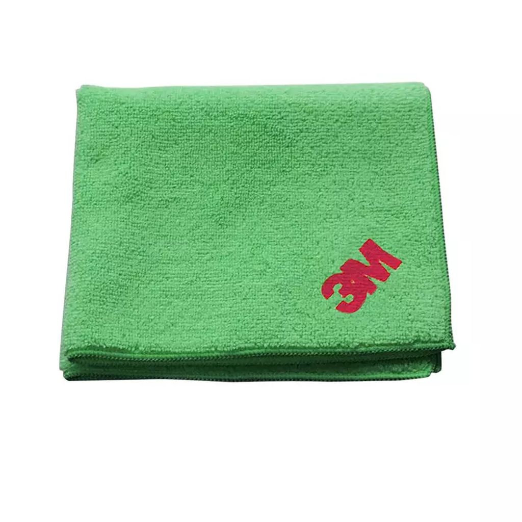 PAÑO DE LIMPIEZAS ABSORBENTE VERDE 36CM X 36CM, 3M