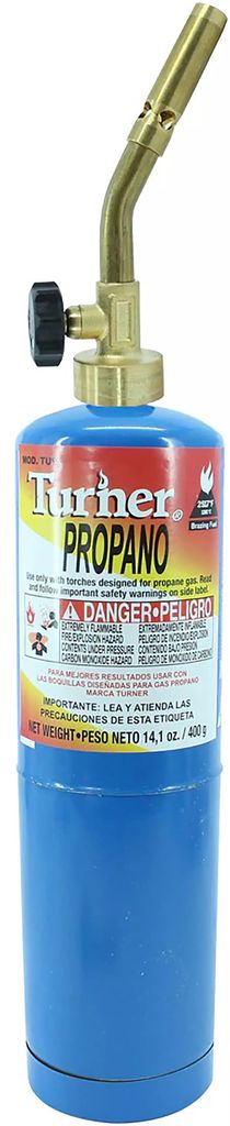 GAS PROPANO CON BOQUILLA DE ENCENDIDO, TURNER