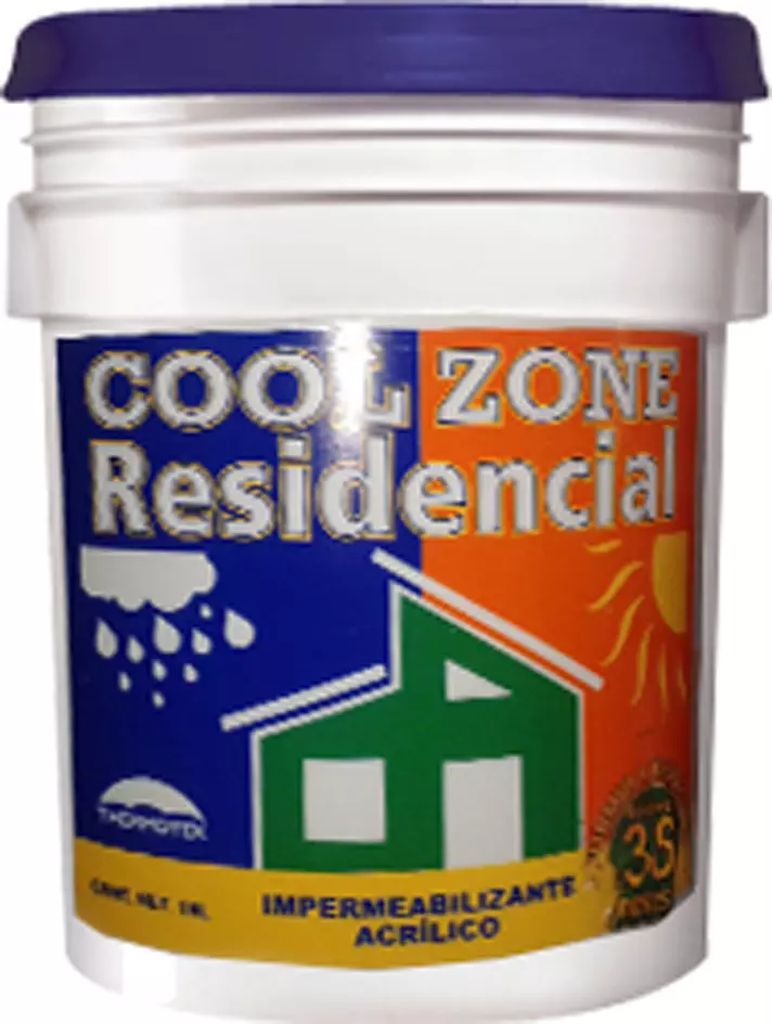 [T9 102216] IMPERMEABILIZANTE 3 AÑOS 3.8 LT BLANCO COOL ZONE RESIDENCIAL, THERMOTEK