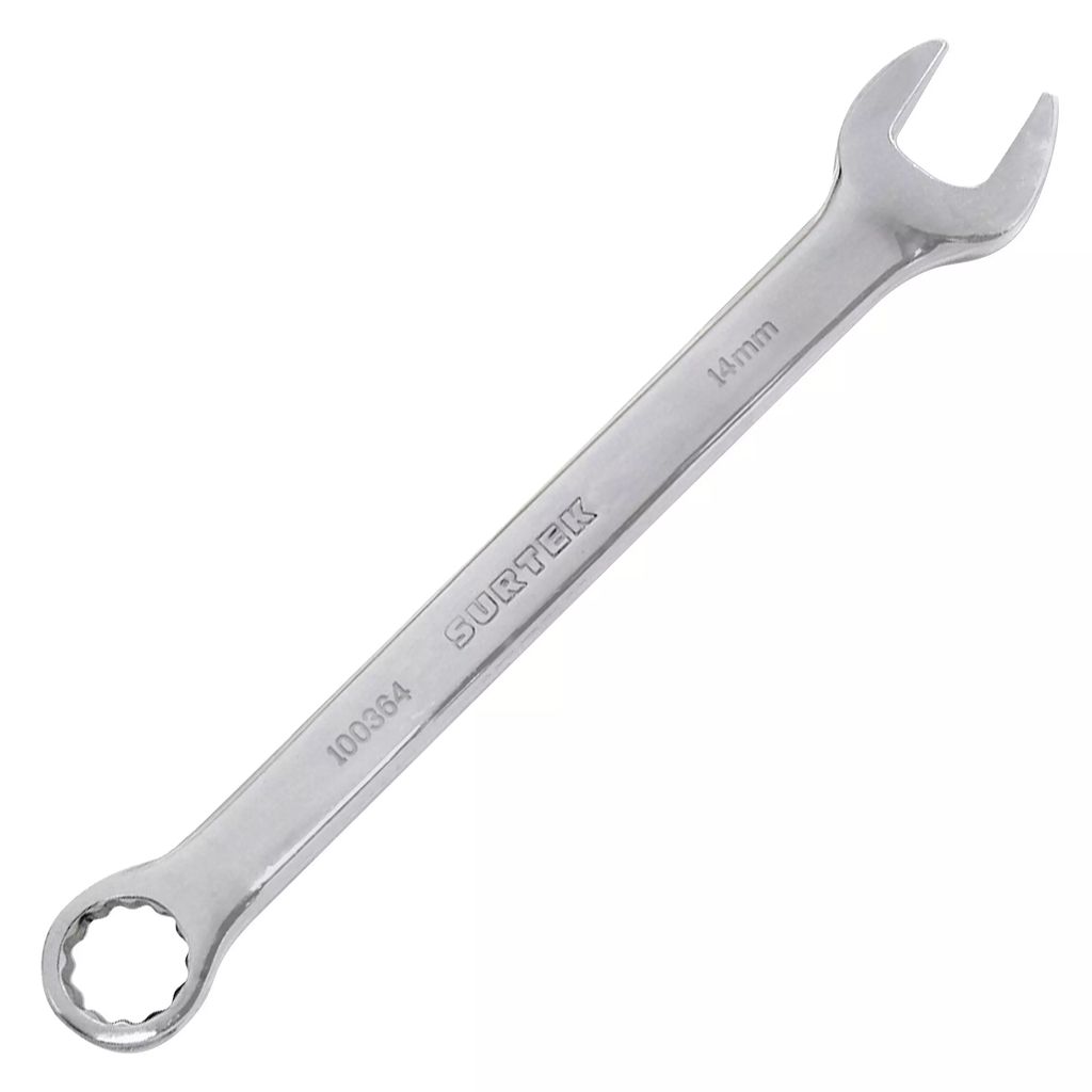 LLAVE COMBINADA 14MM 12 PTAS PULIDO ESPEJO, SURTEK