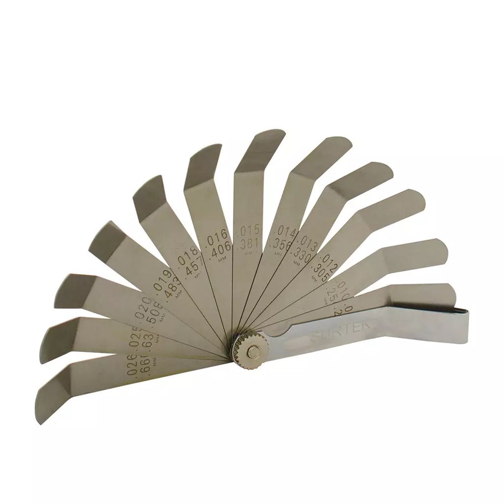 CALIBRADOR 12 HOJAS PARA VALVULAS, SURTEK