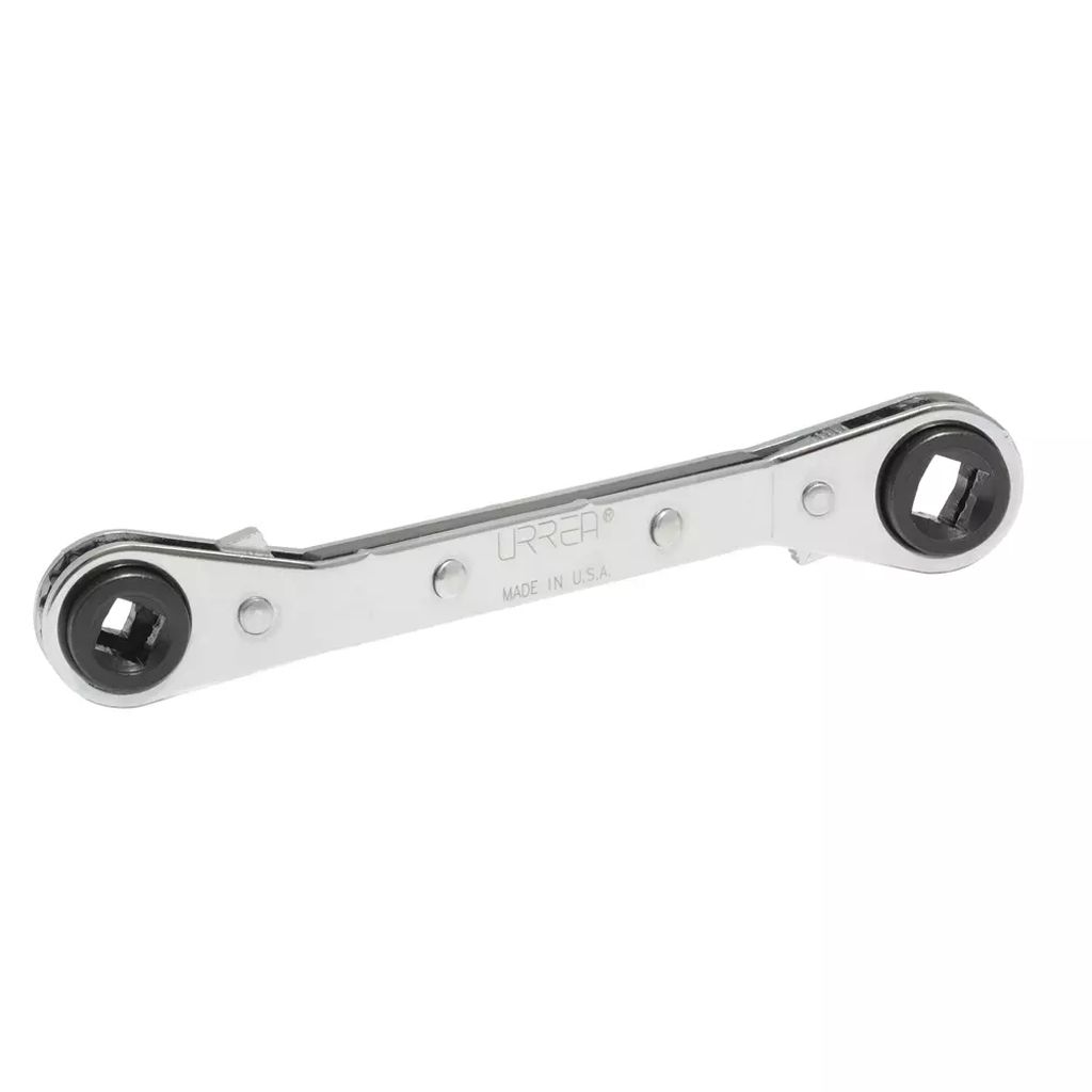 LLAVE DE ESTRIAS DE MATRACA P/REFRIGERACION 1/4"X3/16"X3/8"X5/16" PULIDO ESPEJO 4 BOCAS, URREA