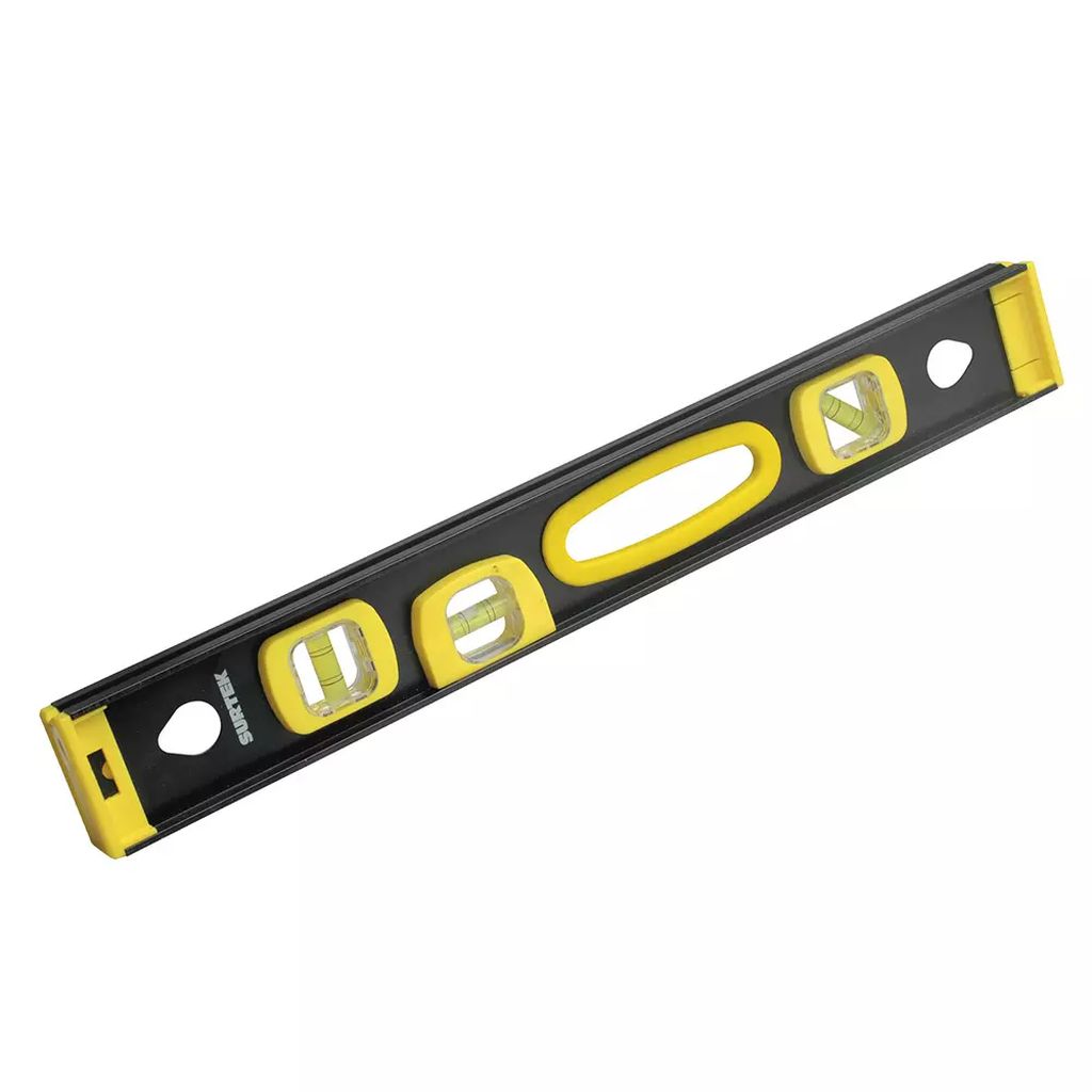 NIVEL DE ALUMINIO 48" PROFESIONAL 3 GOTAS, SURTEK