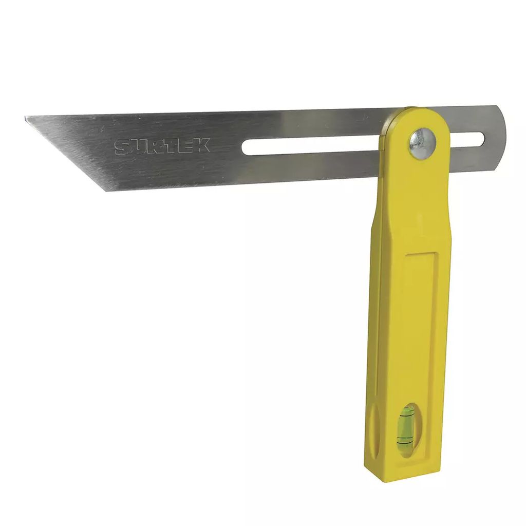 ESCUADRA FALSA 8 MANGO PLASTICO, SURTEK