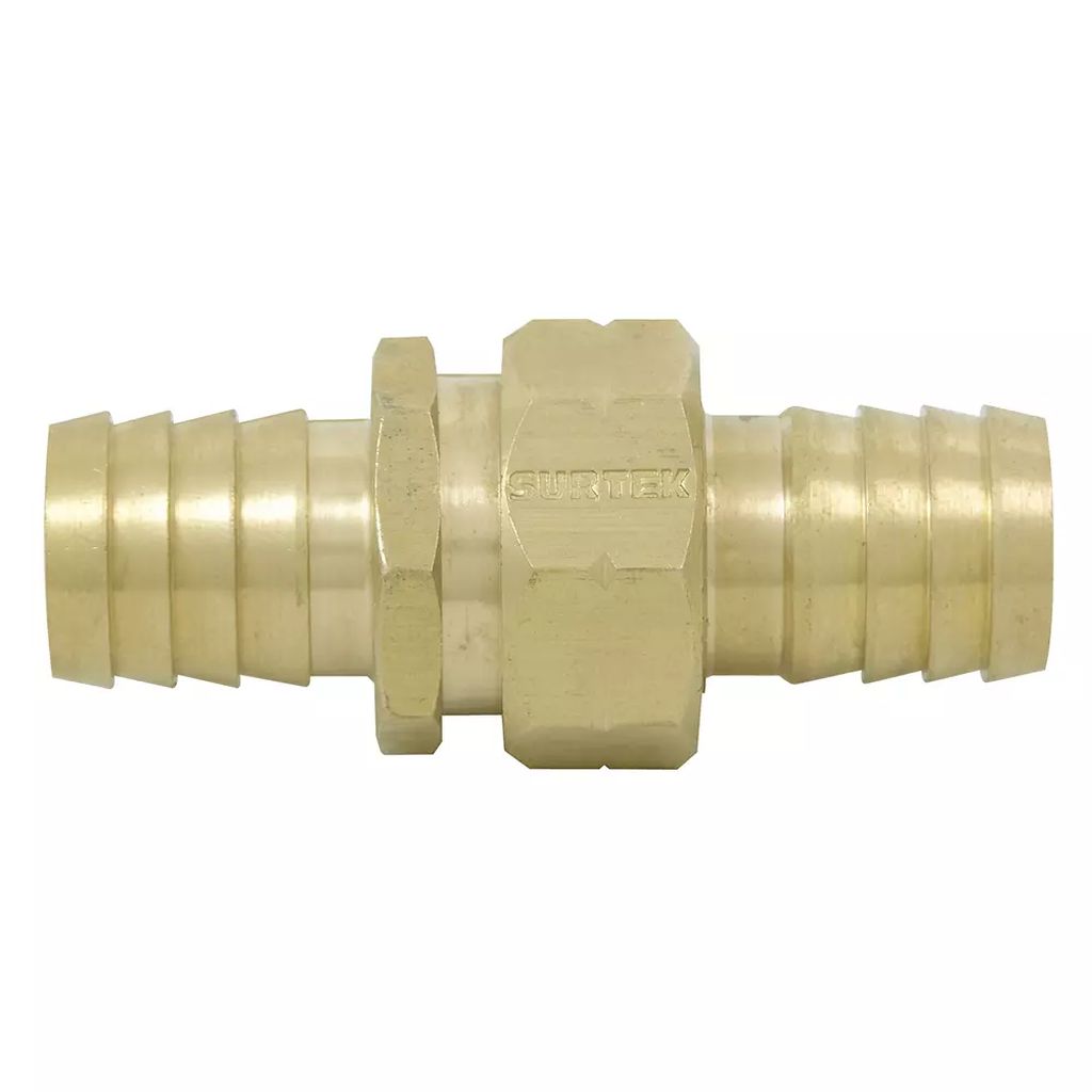 CONECTOR PARA MANGUERA MACHO-HEMBRA BRONCE 3/4", SURTEK