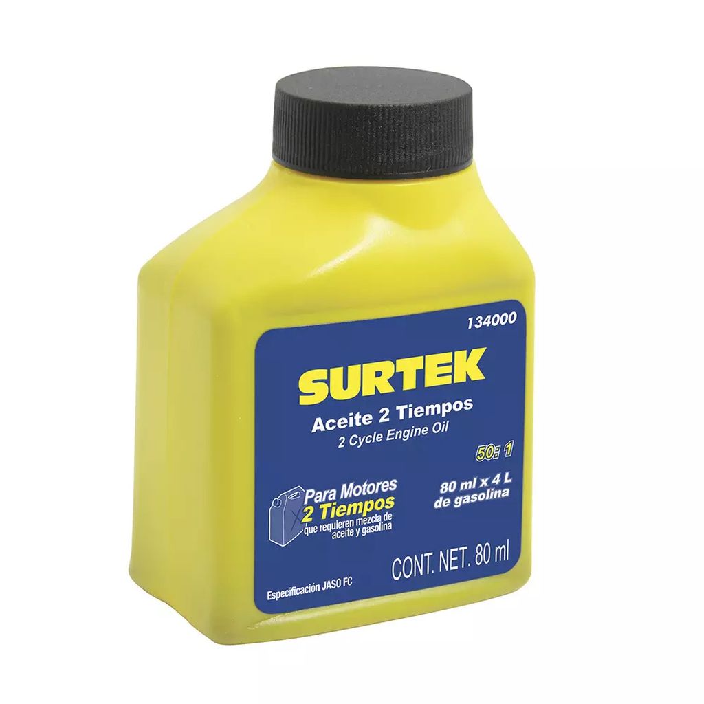 ACEITE PARA MOTOR 2 TIEMPOS LIQUIDO 080 ML (2.71 OZ), SURTEK