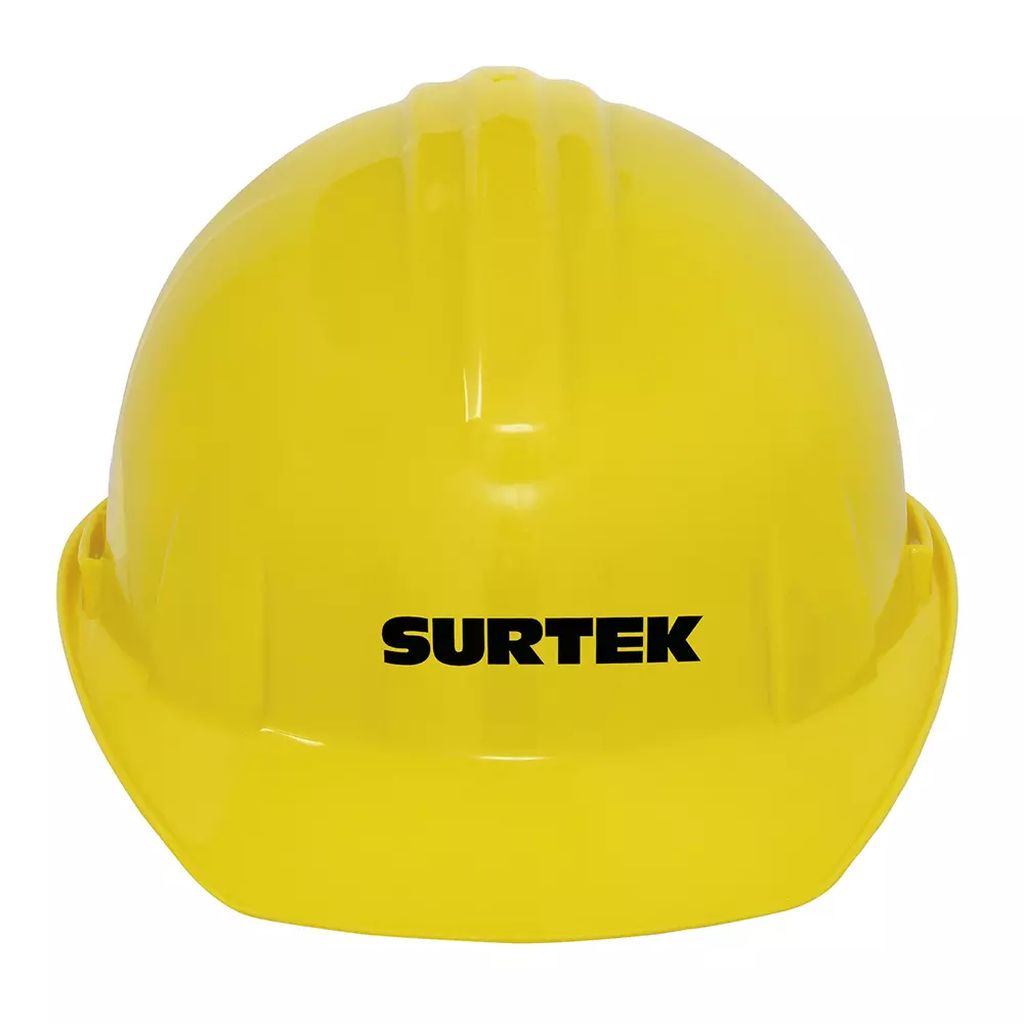 CASCO DE SEGURIDAD AMARILLO AJUSTE DE INTERVALOS, SURTEK